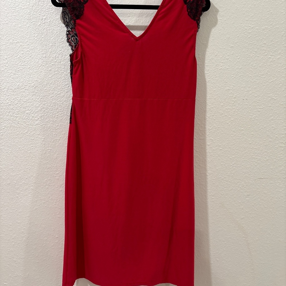 Soma intimate lace, black with red sleepwear women's size medium - Picture 6 of 6